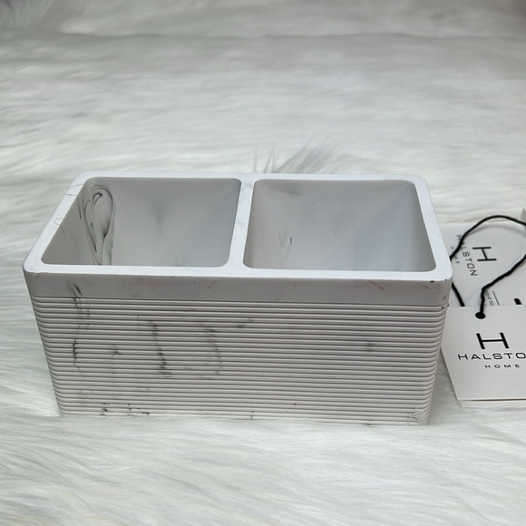 NWT H by Halston Home Counter or Vanity Storage Base, Makeup Organizer - Picture 6 of 8